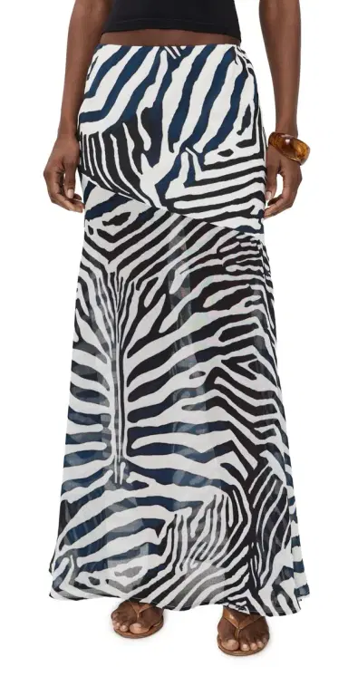 SEVEN WONDERS Sahara Low Waisted Maxi Skirt Sahara Black | Thumbnail 1