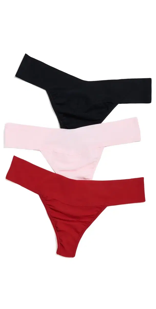 BreatheSoft Natural Rise Thong Panties 3 Pack Bbpc