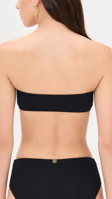 ViX Paula Hermanny Lian Bandeau Bikini Top Black M | Thumbnail 3