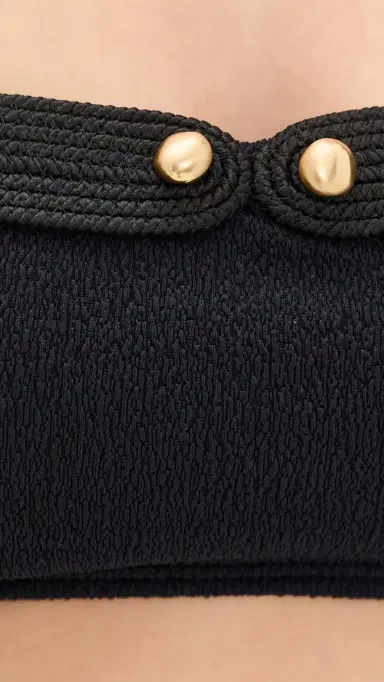 ViX Paula Hermanny Lian Bandeau Bikini Top Black M | Thumbnail 6