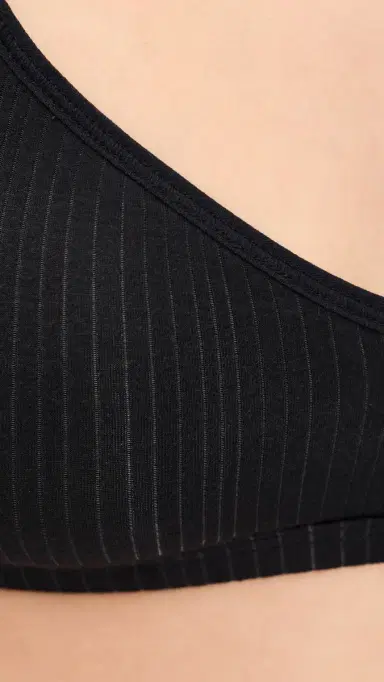 Negative Whipped Non-Wire Bra Black 3 | Thumbnail 6