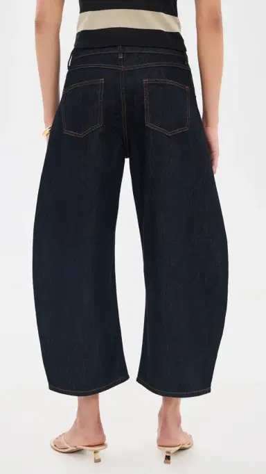 Lioness Horseshoe Cropped Jeans Indigo | Thumbnail 3