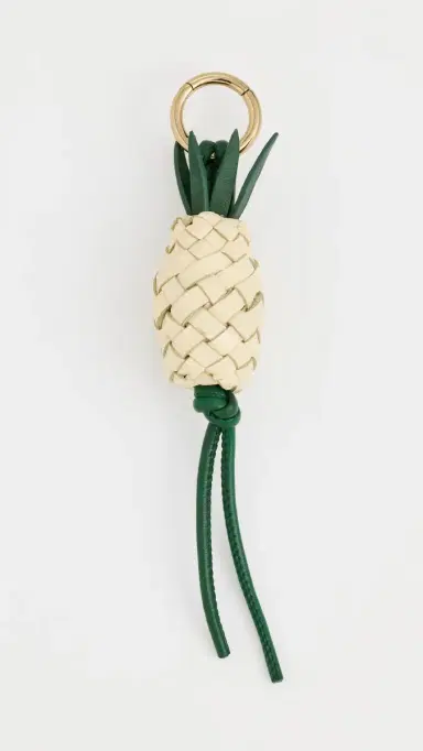 Madewell Pineapple Leather Charm Pale Pineapple Multi One Size | Thumbnail 2