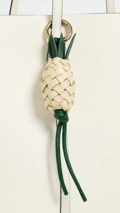 Madewell Pineapple Leather Charm Pale Pineapple Multi One Size | Thumbnail 4