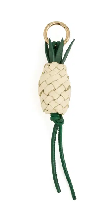 Madewell Pineapple Leather Charm Pale Pineapple Multi One Size | Thumbnail 1