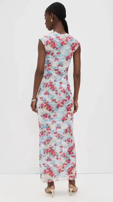 AFRM Mylo Dress Digital Floral | Thumbnail 3