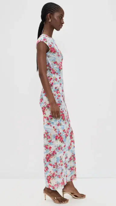 AFRM Mylo Dress Digital Floral | Thumbnail 4