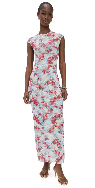 AFRM Mylo Dress Digital Floral | Thumbnail 1