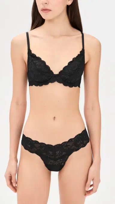 Cosabella Never Say Never Plunge Bra Black 36C | Thumbnail 5