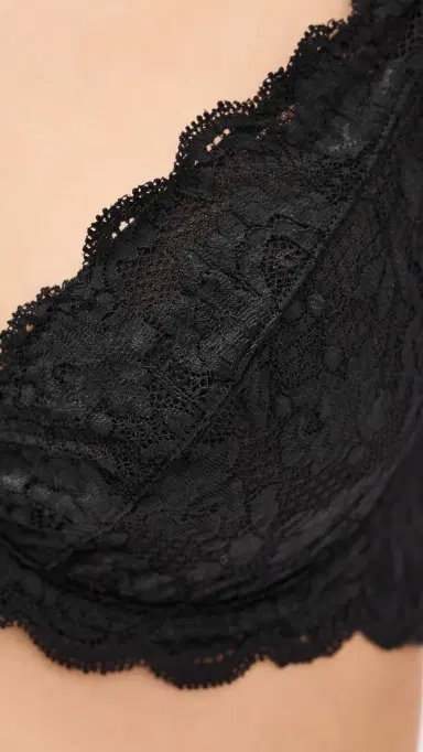 Cosabella Never Say Never Plunge Bra Black 36C | Thumbnail 6