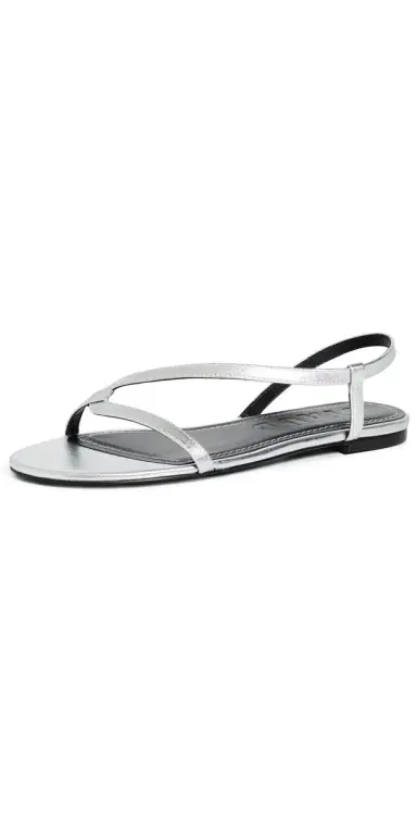 STAUD Louden Sandals Silver | Thumbnail 1
