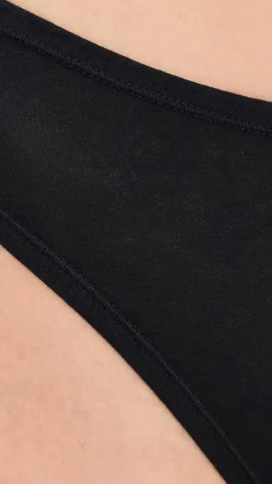 Negative Cloud Cotton French Cut Briefs 3 Pack Black M/L | Thumbnail 5