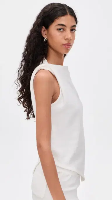 Cultnaked Billie Top In Blanc Terry White | Thumbnail 4
