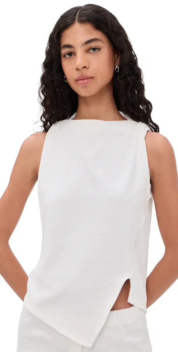 Billie Top In Blanc Terry White