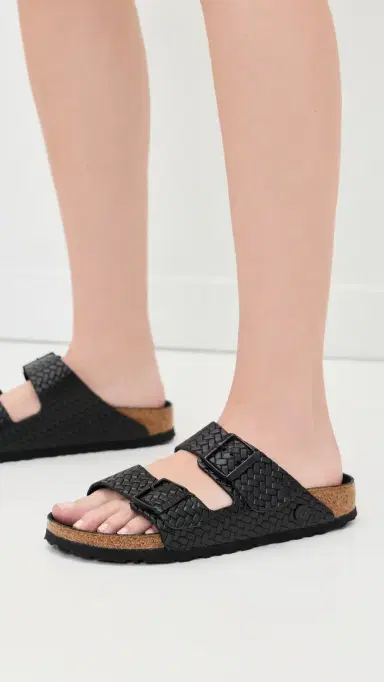 Birkenstock Arizona Woven Embossed Sandals | Thumbnail 3
