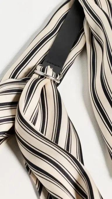 rag & bone Michele carf Belt Black tripe | Thumbnail 4