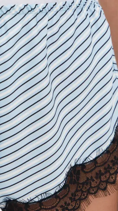 AFRM Ceara Shorts Soft Stripe L | Thumbnail 6