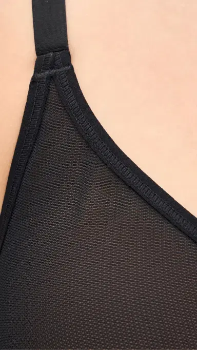 Negative Sieve Non-Wire Bra Black 2 | Thumbnail 6 Negative Sieve Non-Wire Bra Black 2 | Thumbnail 6