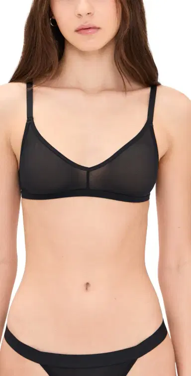 Negative Sieve Non-Wire Bra Black 2 | Thumbnail 1 Negative Sieve Non-Wire Bra Black 2 | Thumbnail 1