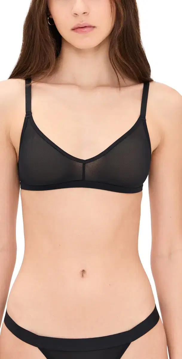 Negative Sieve Non-Wire Bra Black