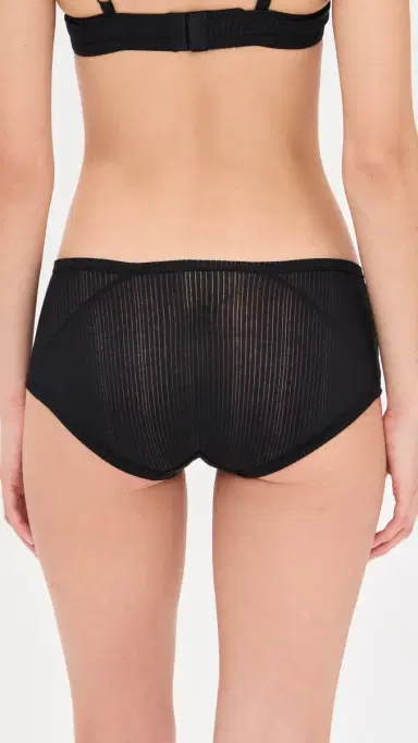 Negative Whipped Boy Shorts Black | Thumbnail 3