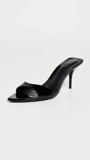 Schutz Elodie Heeled Mules Black 10 | Thumbnail 2 Schutz Elodie Heeled Mules Black 10 | Thumbnail 2