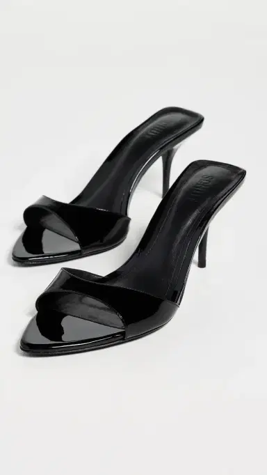 Schutz Elodie Heeled Mules Black 10 | Thumbnail 5 Schutz Elodie Heeled Mules Black 10 | Thumbnail 5
