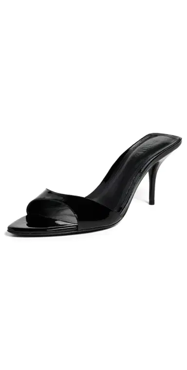 Schutz Elodie Heeled Mules Black 10 | Thumbnail 1 Schutz Elodie Heeled Mules Black 10 | Thumbnail 1