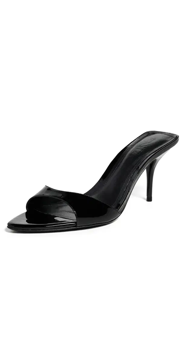 Schutz Elodie Heeled Mules Black