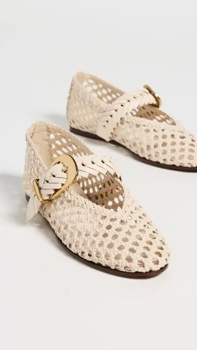 Zimmermann Alchemy Ballerina Flats Milk | Thumbnail 5