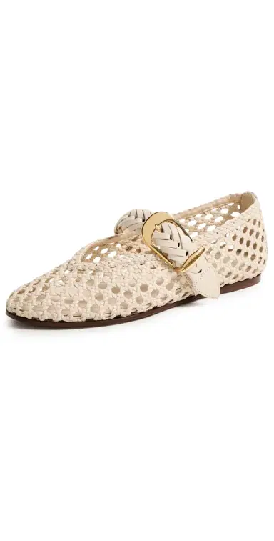 Zimmermann Alchemy Ballerina Flats Milk | Thumbnail 1