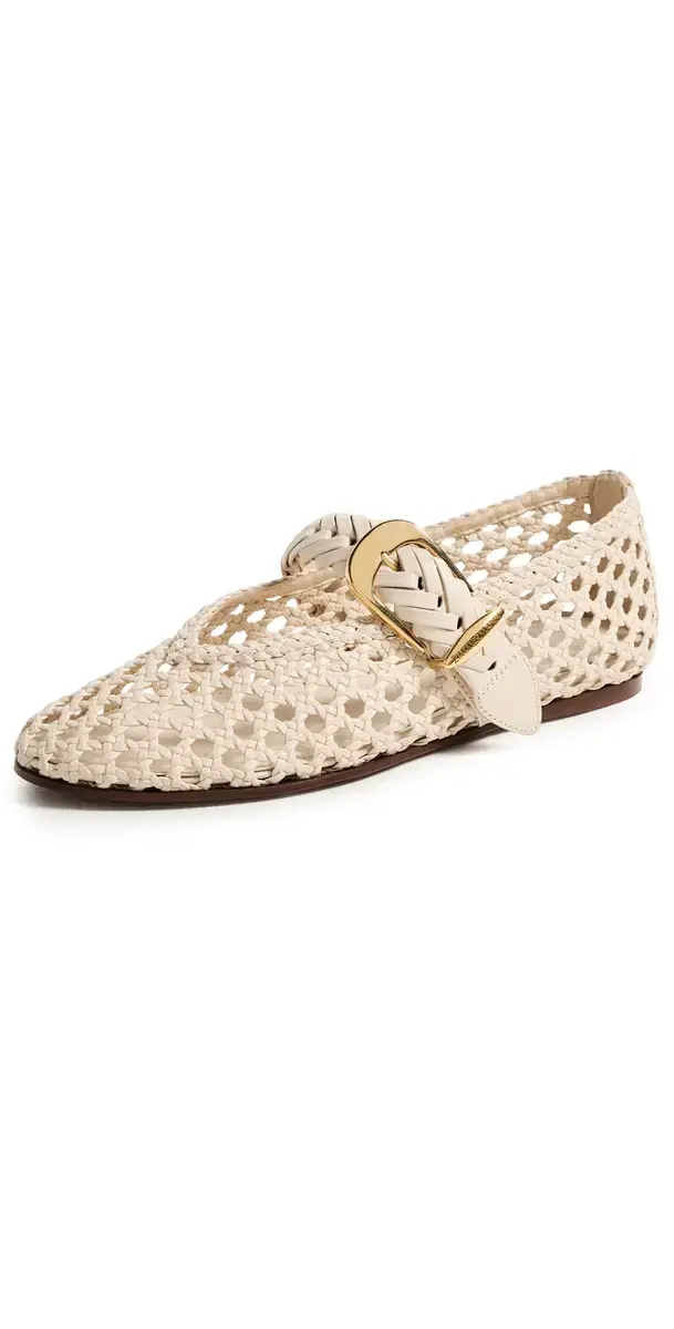 Zimmermann Alchemy Ballerina Flats Milk