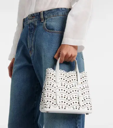 Alaïa Alaïa Le Mina 20 New Vienne leather tote bag | Thumbnail 4 Alaïa Alaïa Le Mina 20 New Vienne leather tote bag | Thumbnail 4