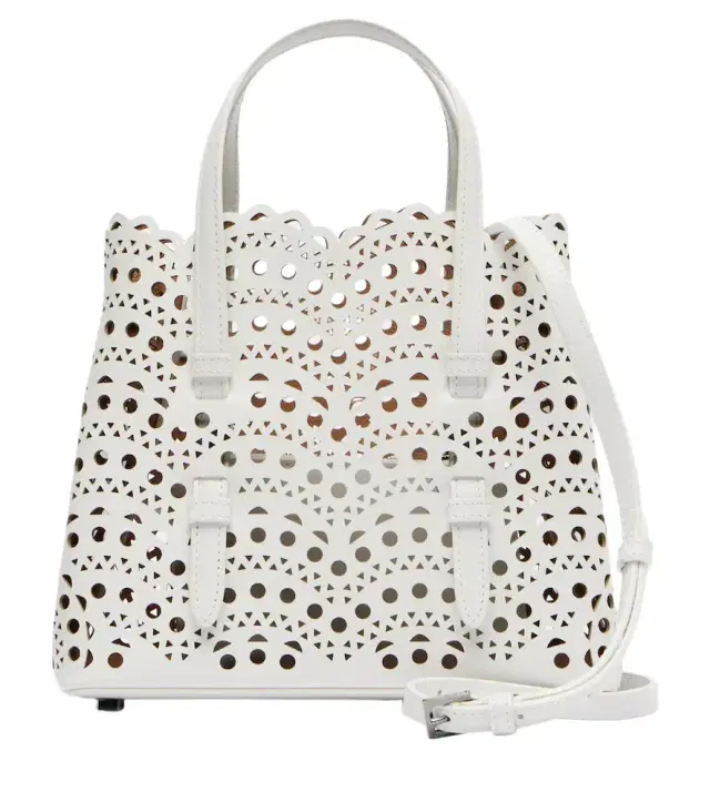 Alaïa Le Mina 20 New Vienne leather tote bag