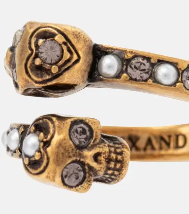 McQueen Skull embellished ring | Thumbnail 2