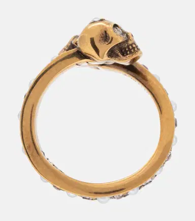McQueen Skull embellished ring | Thumbnail 3