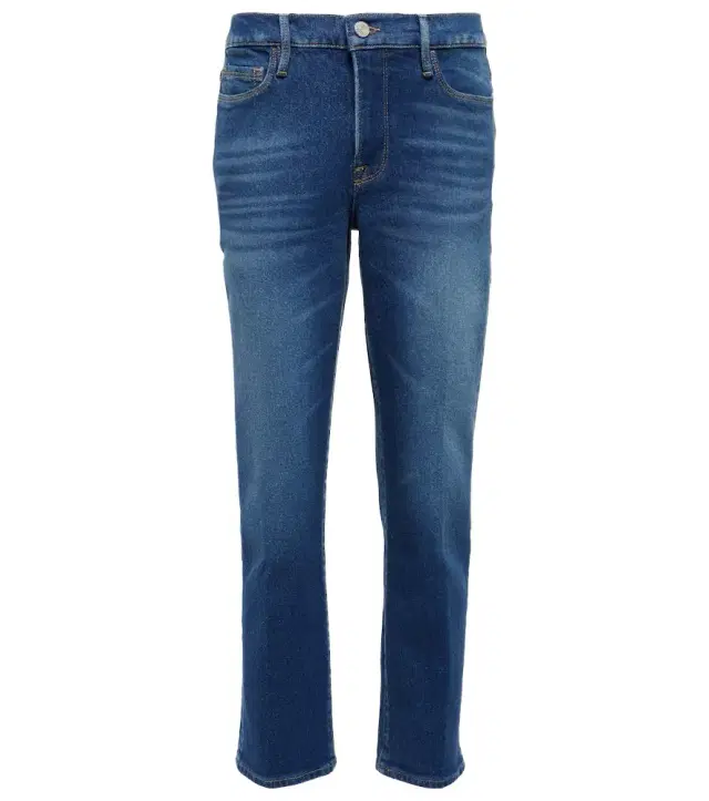 Frame Le Nouveau mid-rise straight jeans