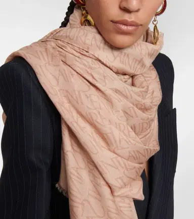 Saint Laurent Printed modal and cashmere scarf | Thumbnail 4