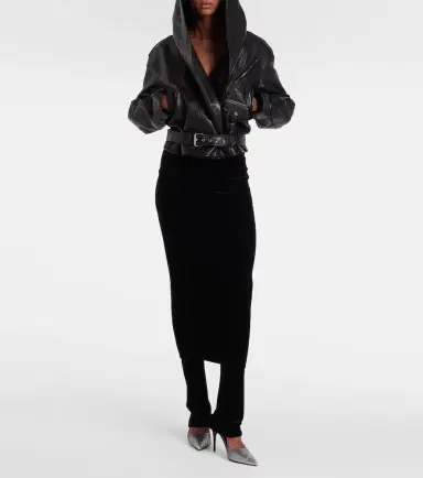 Alaia Alaïa Biker leather jacket | Thumbnail 3