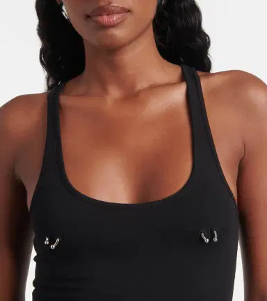 Mugler Pierced cotton bodysuit | Thumbnail 4