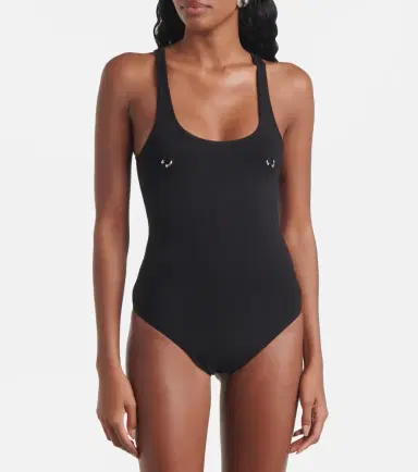 Mugler Pierced cotton bodysuit | Thumbnail 5