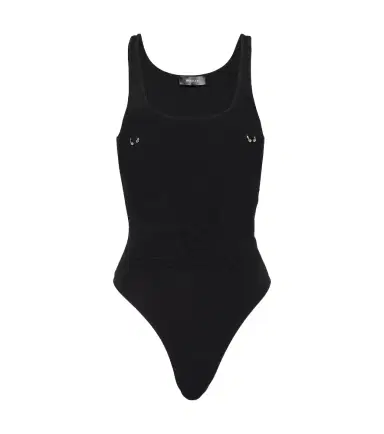 Mugler Pierced cotton bodysuit | Thumbnail 1