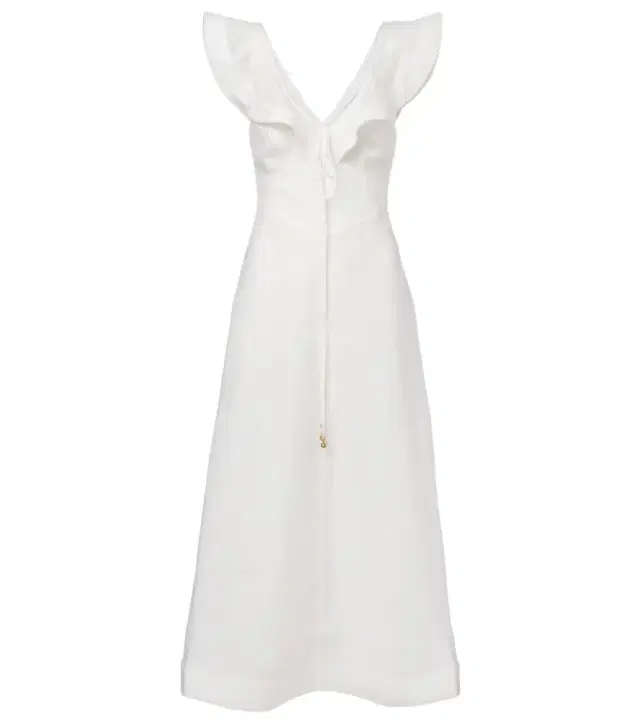 Zimmermann Rhiannon ruffled linen midi dress