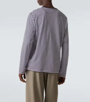 Sunspel Striped cotton T-shirt | Thumbnail 2