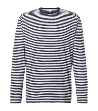 Sunspel Striped cotton T-shirt | Thumbnail 1