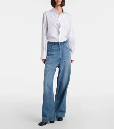 Maison Margiela Distressed wide-leg jeans | Thumbnail 2