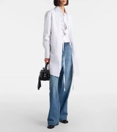 Maison Margiela Distressed wide-leg jeans | Thumbnail 3