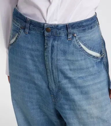 Maison Margiela Distressed wide-leg jeans | Thumbnail 6