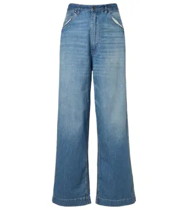 Maison Margiela Distressed wide-leg jeans | Thumbnail 1
