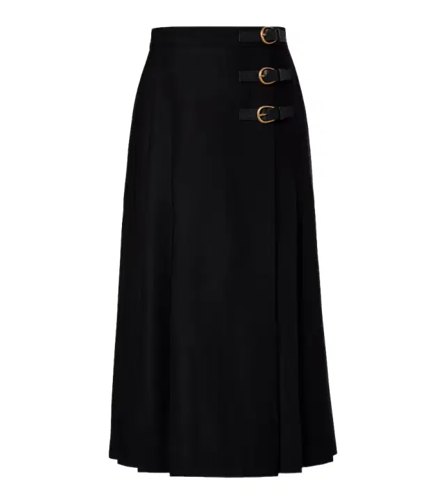 Chloe Chloé Pleated virgin wool midi skirt
